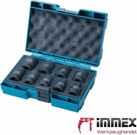 Makita Steckschlüsselsatz inkl. Werkzeugbox, 9-tlg.