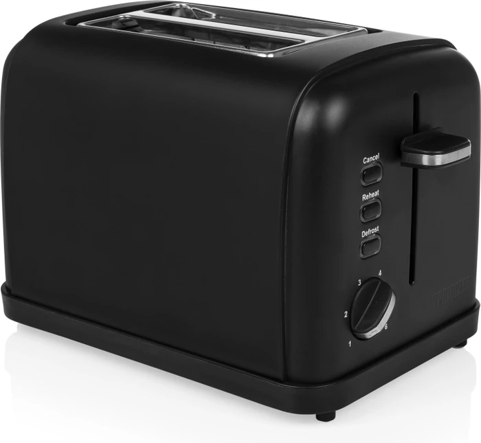 Princess 142396 Stahl Toaster schwarz