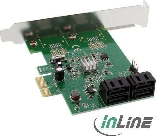 InLine SATA-Controller, 4x SATA, PCIe 2.0 x1
