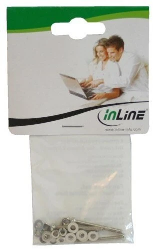 InLine Lüfterschrauben Set für 25mm Lüfter