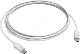Yale Outdoor USB-C Kabel, 2x USB-C Stecker, weiß, 3m (SV-USB3M-1A-W)