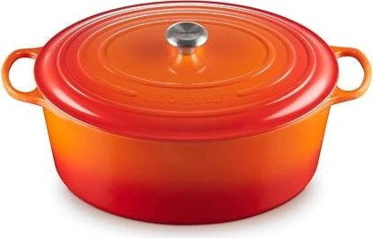 Le Creuset Signature Gusseisen Bräter oval 40cm 13.9l ofenrot