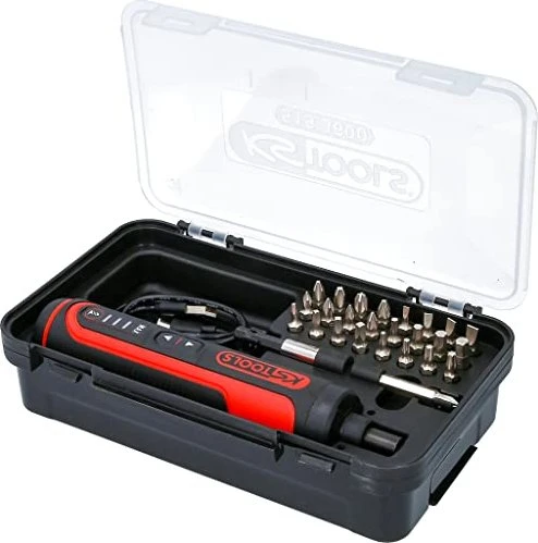 KS Tools eMONSTER 1/4" Akku-Stabschrauber inkl. Werkzeugbox + Akku 1.5Ah