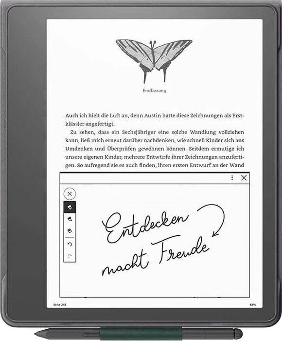 Amazon Schutzhülle für Kindle Scribe, grau/grün