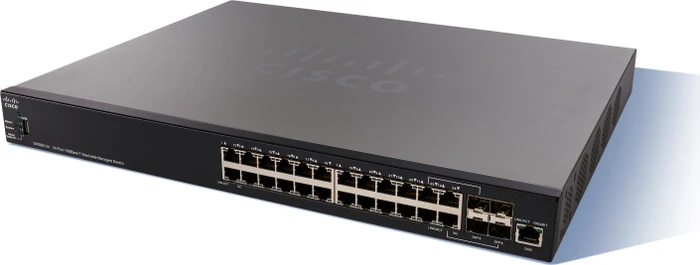 Cisco SX350X Rackmount 10G Managed Switch, 20x RJ-45, 4x RJ-45/SFP+