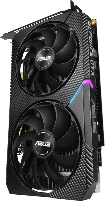 ASUS Dual GeForce GTX 1660 SUPER Mini, DUAL-GTX1660S-6G-MINI, 6GB GDDR6, DVI, HDMI, DP