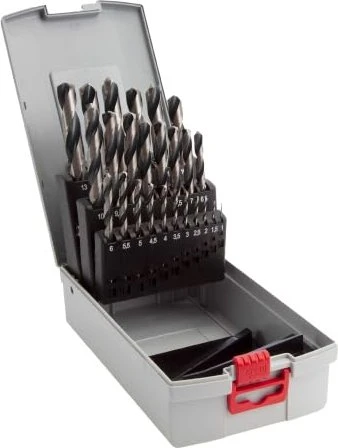 Bosch Professional HSS PointTeQ Spiralbohrer-Sortiment inkl. Werkzeugbox, 25-tlg.
