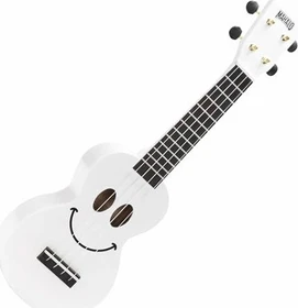 Mahalo U-Smile Series Soprano Ukulele White