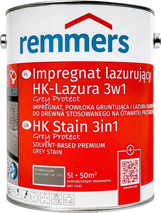 Remmers HK-Lasur 3in1 Grey-Protect