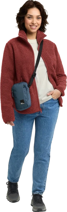 Jack Wolfskin High Curl Fleece Jacke merlot (Damen)