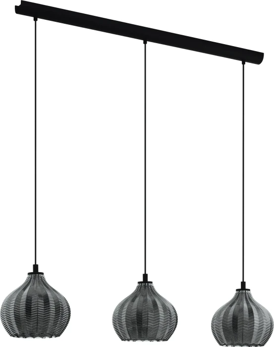 Eglo Tamallat Pendelleuchte 3-flammig schwarz