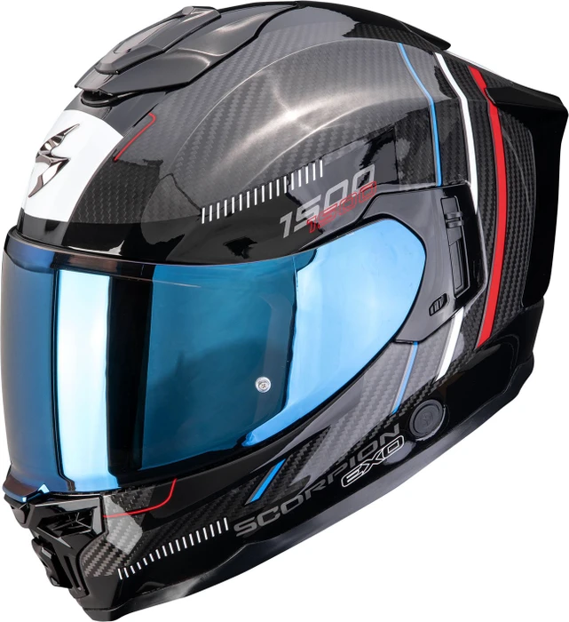 Scorpion EXO-1500 Carbon Air Zity schwarz/rot/blau