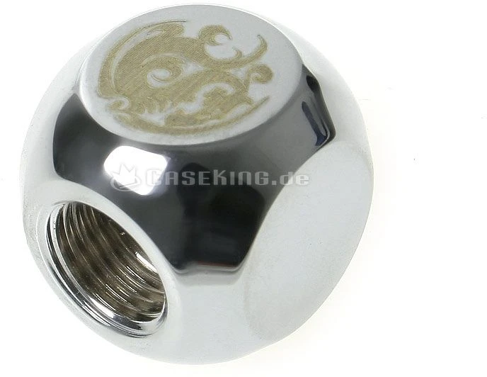 Bitspower T-Adapter 3x G1/4" glänzend silber