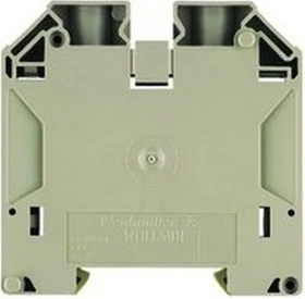 Weidmüller WDU 50N BL Durchgangs-Reihenklemme, Schraubanschluss, blau, 50 mm², 150 A, 1000 V, Anzahl Anschlüsse: 2