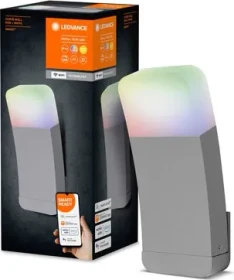 Osram Ledvance SMART+ Outdoor WiFi Curve Wall 9W Wandleuchte silber