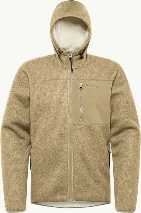 Jack Wolfskin Kaminfeuer Hooded Jacke anis (Herren)