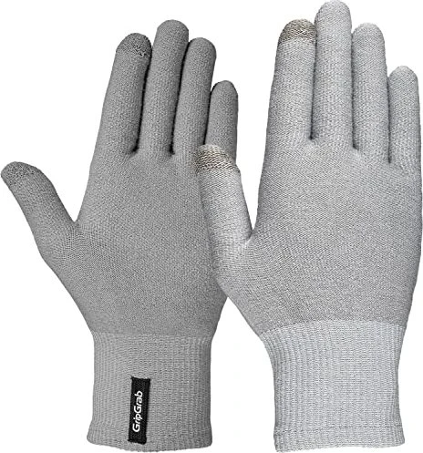 GripGrab Merino Wool Liner Innenhandschuhe grau