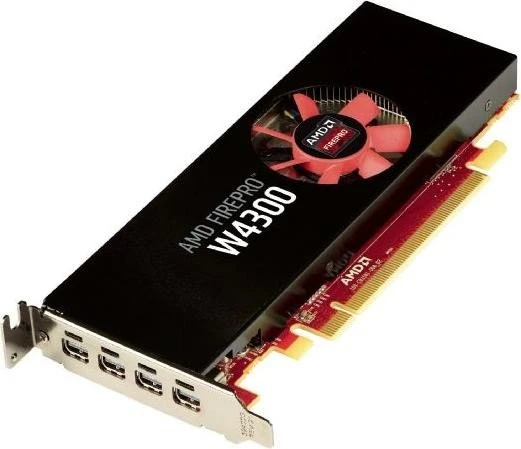 AMD FirePro W4300, 4GB GDDR5, 4x mDP
