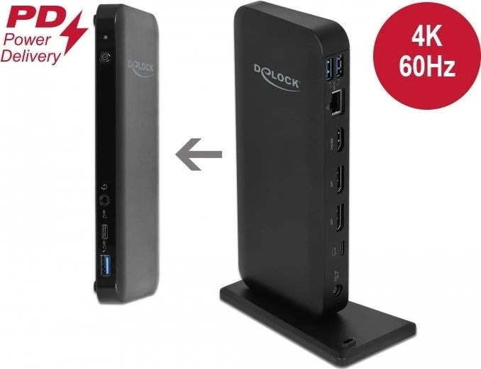 DeLOCK USB Type-C Docking Station, USB-C 3.1 [Buchse]