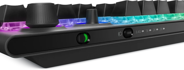 Dell Alienware AW920K Tri-Mode Wireless, Dark Side of The Moon, MX RGB RED, USB/Bluetooth, US