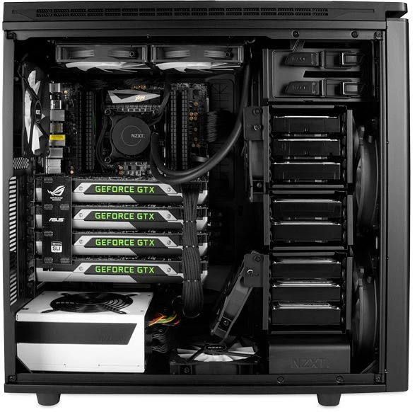 NZXT H630 schwarz, schallgedämmt
