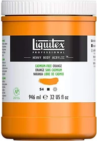 Liquitex Professional Heavy Body Acrylic cadmium-free orange, 946ml