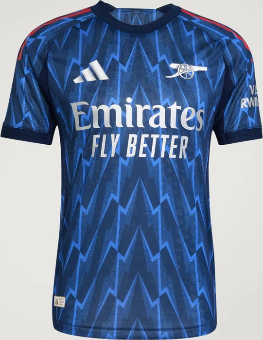 adidas FC Arsenal Authentic 2025/2026 Auswärtstrikot kurzarm night indigo/grey two (Herren)