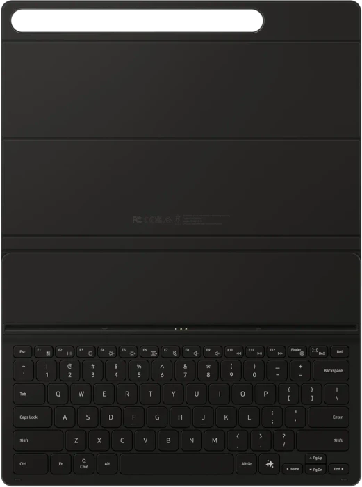 Samsung EF-DX820 Book Cover Keyboard Slim mit AI-Taste für Galaxy Tab S9+ / S9 FE+ / S10+, schwarz, IT