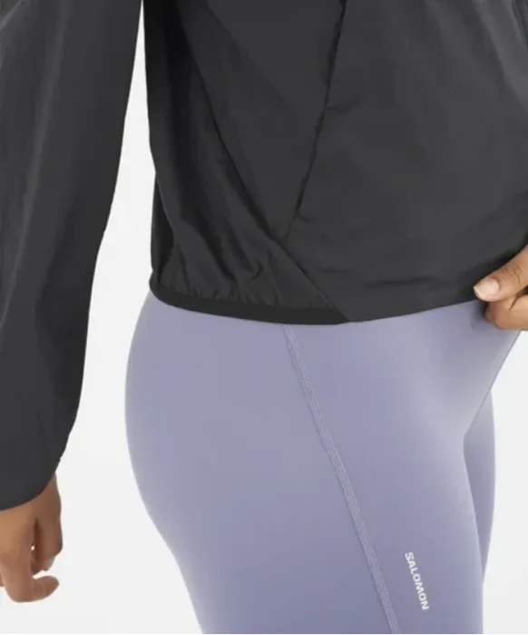 Salomon SHAKEout Fly Laufjacke deep black (Damen)