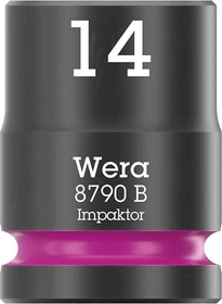 Wera 8790 B Impaktor Außensechskant Steckschlüssel 3/8", 14x30mm