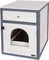 Kerbl Katzenschrank Ida, weiß/blau Vorschaubild
