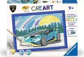 Ravensburger Malen nach Zahlen CreArt Blauer Lamborghini