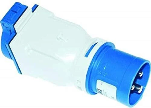 PCE CEE-Adapter 16A 3p 6h auf Schutzkontaktsteckdose (franz./belg.) IP44