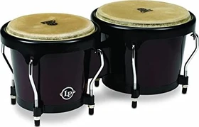 LP Aspire Bongos Dark Wood/Chrome