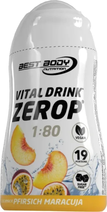 Best Body Nutrition Vital Drink Zerop Pfirsich/Maracuja 48ml