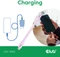 Club 3D USB4 Kabel, 20Gb/s, 240W PD EPR, USB-C Stecker auf USB-C Stecker, 2m, pink Vorschaubild