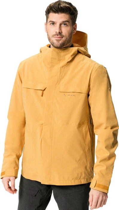 Vaude Yaras Warm Rain Fahrradjacke burnt yellow (Herren)