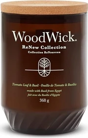 WoodWick ReNew Collection Tomato Leaf & Basil Duftkerze, 368g