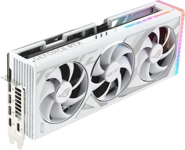 ASUS ROG Strix GeForce RTX 4080 SUPER White, ROG-STRIX-RTX4080S-16G-WHITE, 16GB GDDR6X, 2x HDMI, 3x DP