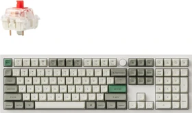 Keychron Q6 Max, Shell White, LEDs RGB, hot-swap, Gateron Jupiter RED, USB/Bluetooth, US (Q6M-P1-US)