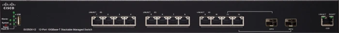 Cisco SX350X Rackmount 10G Managed Switch, 10x RJ-45, 2x RJ-45/SFP+