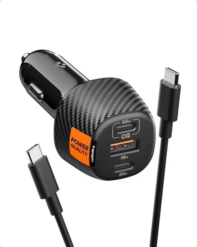 Spigen ArcStation Essential 113W Car Charger schwarz