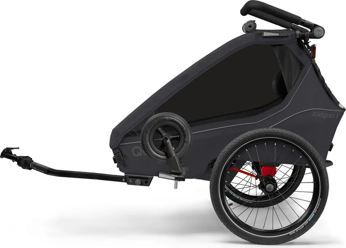 Qeridoo Kidgoo 1 Fahrradanhänger phantom grey (Modell 2026)