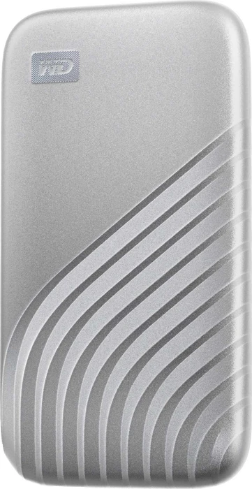 Western Digital WD My Passport SSD, silber, 2TB, USB-C 3.1
