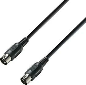 Adam Hall Cables 3-Star K3MIDI0150 schwarz