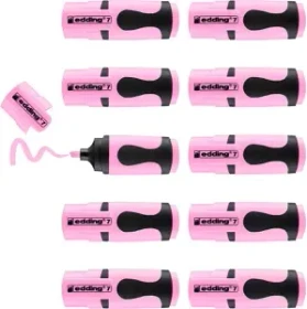 edding 7 Textmarker mini pastellrosa, 10er-Pack