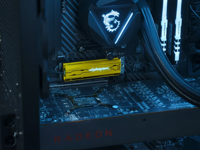 Seagate FireCuda 520 SSD +Rescue - Special Edition Cyberpunk 2077 1TB, M.2 2280 / M-Key / PCIe 4.0 x4, Kühlkörper