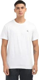 Calvin Klein Baumwoll 2er-Pack T-Shirt kurzarm bright white (Herren)