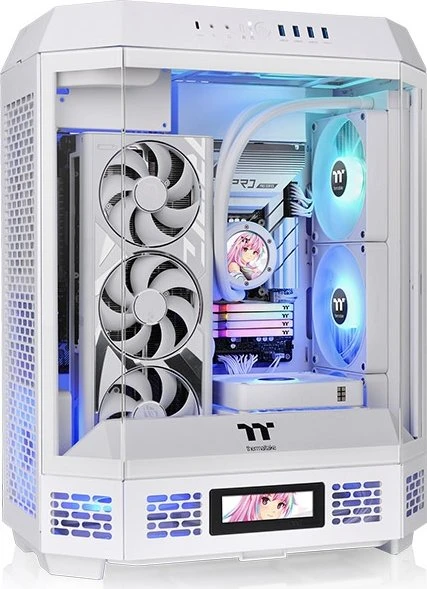 Thermaltake The Tower 600 Snow, weiß, Glasfenster