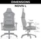 Anda Seat Novis Max Gamingstuhl, Size L, Kunstleder schwarz Vorschaubild